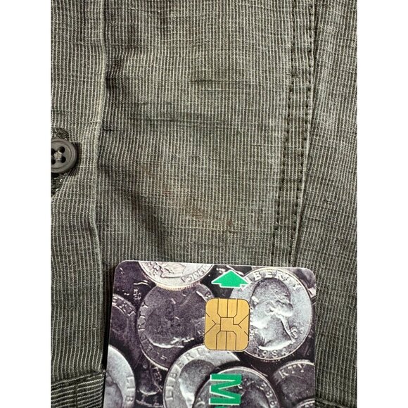 Outlier NYC  Injected Linen boxford shirt sz 2XL striped New with imperfections - Picture 8 of 8